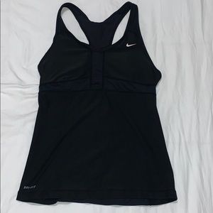 Nike Black Dry Fit Razor Back Workout Tank